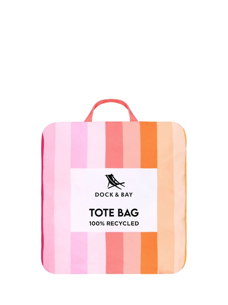 Dock & Bay Miami Sorbet Foldable Travel Tote Bag - Image 6 of 6