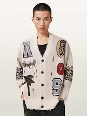 AllSaints White Foxx Cardigan - Image 4 of 8