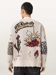 AllSaints White Foxx Cardigan - Image 5 of 8