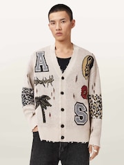 AllSaints White Foxx Cardigan - Image 7 of 8
