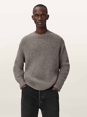 AllSaints Saku Crew Neck Jumper - Imaginea 1 din 6