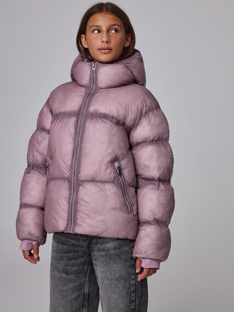 smALLSAINTS Pink Washed Padded Coat - Image 2 of 9 smALLSAINTS Pink Washed Padded Coat - Image 2 of 9