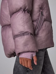 smALLSAINTS Pink Washed Padded Coat - Image 6 of 9