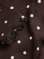Pink/Burgandy Red/Stripe/Floral Print - The Set 6 Pack T Shirt a maniche lunghe a taglio corto in jersey a coste - Immagine 9 di 9