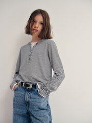Набор из 2 футболок с длинными рукавами The Set Mock Henley - Изображение 1 10