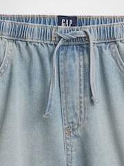Gap Light Wash High Waisted Denim Easy Shorts (4-13yrs) - Image 5 of 6