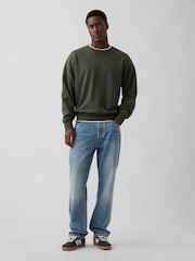 Vert - Gap Heavyweight French Terry Oversized Sweatshirt - Image 3 de 4