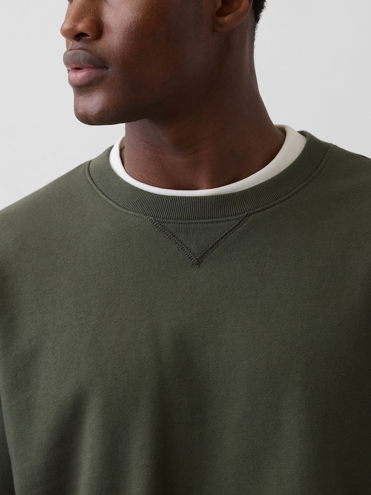 Vert - Gap Heavyweight French Terry Oversized Sweatshirt - Image 4 de 4