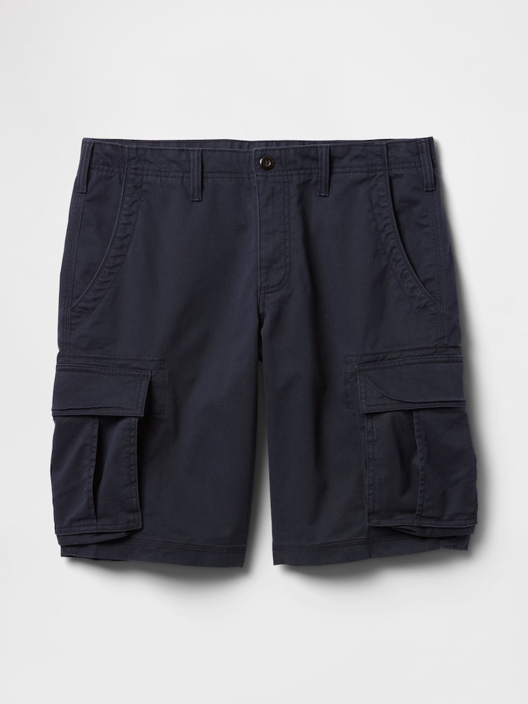 Gap Navy 11inch Relaxed Cargo Shorts - Image 5 of 5