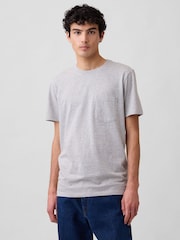Gap Grey Everyday Soft Pocke T-shirt - Image 1 of 5