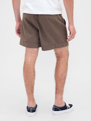Gap Brown 5.5 inch Linen-Blend Relaxed Shorts - Image 2 of 5
