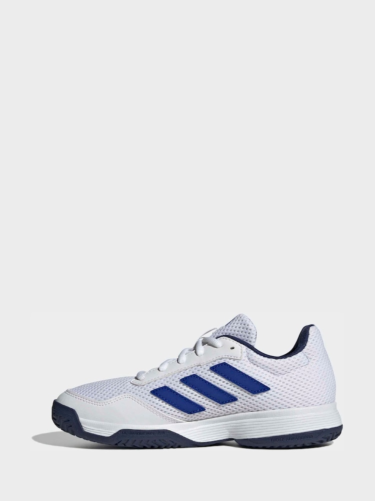 adidas White Gamespec Tennis Shoes - Image 2 of 8