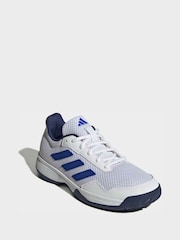 adidas White Gamespec Tennis Shoes - Image 3 of 8