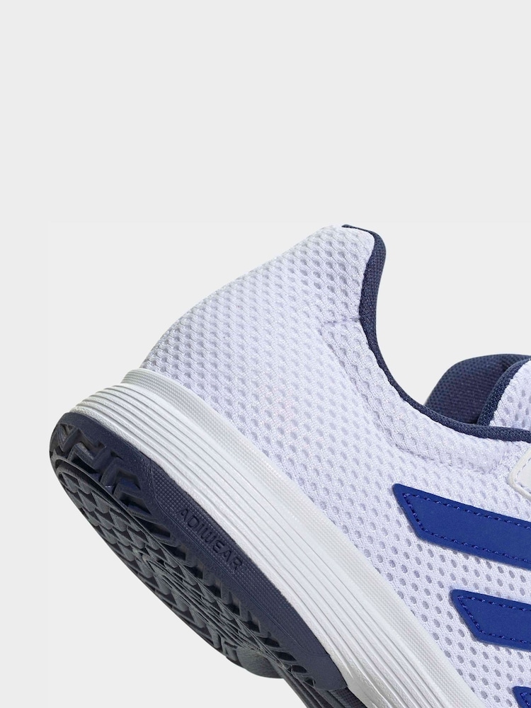 adidas White Gamespec Tennis Shoes - Image 8 of 8