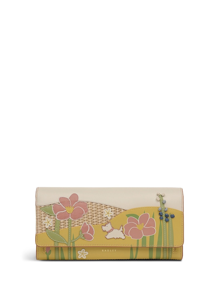Radley White Spring Blooms Large Wallet - Image 1 of 4 Radley White Spring Blooms Large Wallet - Image 1 of 4