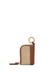 Radley Brown Golden Lane Raffia Bag Charm - Image 2 of 3