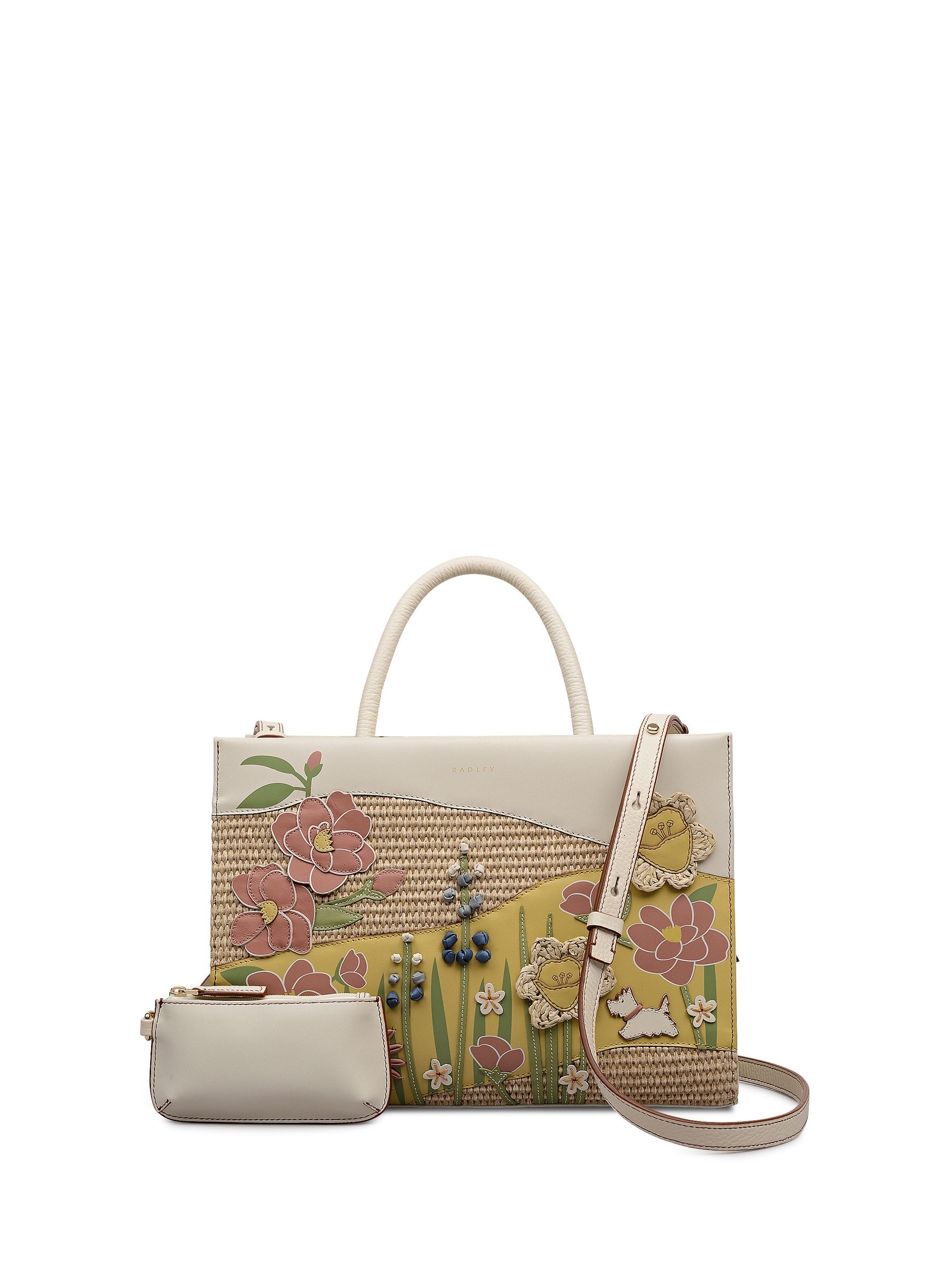 Buy Radley White Spring Blooms Picture Bag from Next USA