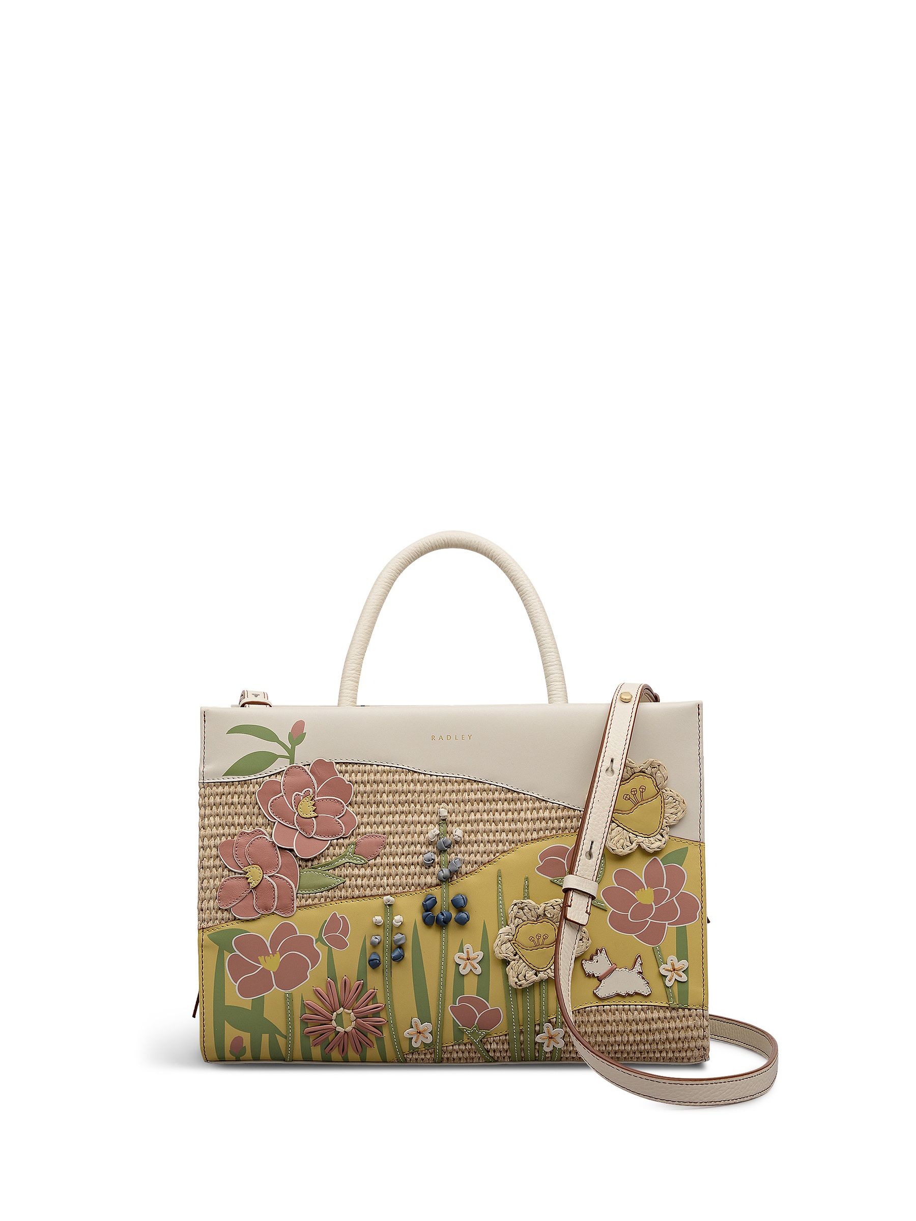 Buy Radley White Spring Blooms Picture Bag from Next USA