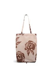 Radley Brown Floral Pack Away Tote Bag - Image 1 of 1