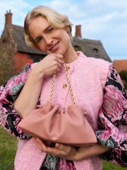 ピンク - Radley The Roxburgh ミディアム チェーンクラッチバッグ - 画像 1 / 8