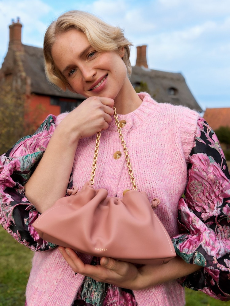 ピンク - Radley The Roxburgh ミディアム チェーンクラッチバッグ - 画像 1 / 8