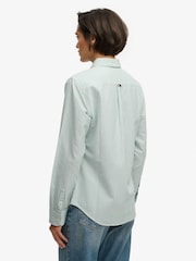 Superdry Green Slim Oxford Button Down Long Sleeve Shirt - Image 3 of 9