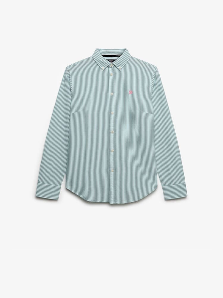 Superdry Slim Oxford Button Down langermet skjorte - Bilde 8 av 8
