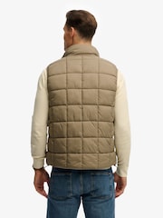 Superdry Green Box Quilt Fuji Lite Gilet - Image 2 of 8