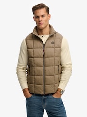 Superdry Green Box Quilt Fuji Lite Gilet - Image 3 of 8