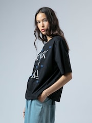 أسود - تيشرت مريح Bella + Canvas من Religion - صورة 4 من 6