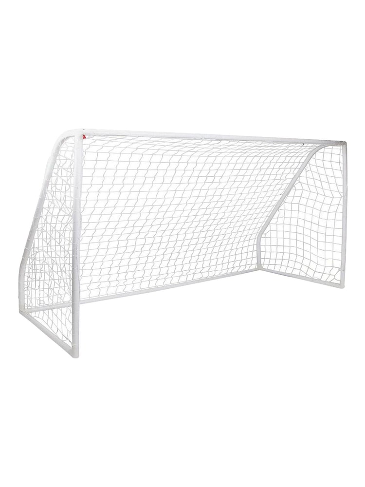 Charles Bentley White 8ft x 4ft Football Goal - Image 2 of 6