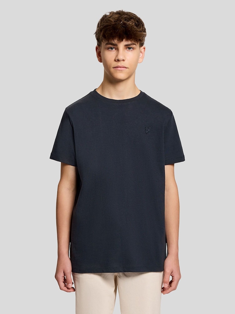 Lyle & Scott T-skjorte i linblanding - Bilde 1 av 8