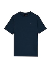 Lyle & Scott T-skjorte i linblanding - Bilde 7 av 8