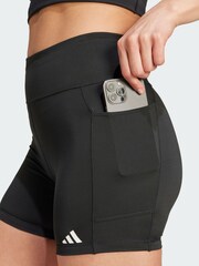 adidas Black Own The Run Short Leggings - Image 1 of 5