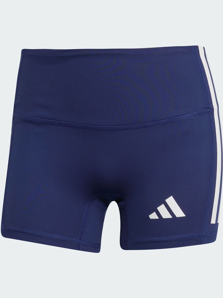 adidas Blue 3-Stripes Volleyball Shorts - Image 5 of 5