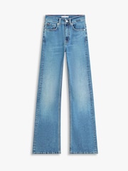 Tommy Hilfiger Blue Mid Rise Flared Leg Jeans - Image 5 of 5