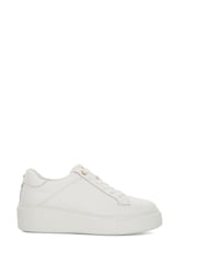 Dune London White Evienne Trainers - Image 2 of 5