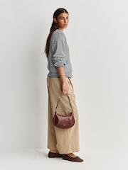 Weekend MaxMara Blue Teiera Stripe Cardigan - Image 3 of 6