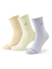 New Balance Light Wash Unisex Performance Everyday Crew Socks 3-Pack - Image 1 of 3