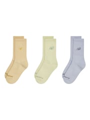 New Balance Light Wash Unisex Performance Everyday Crew Socks 3-Pack - Image 2 of 3