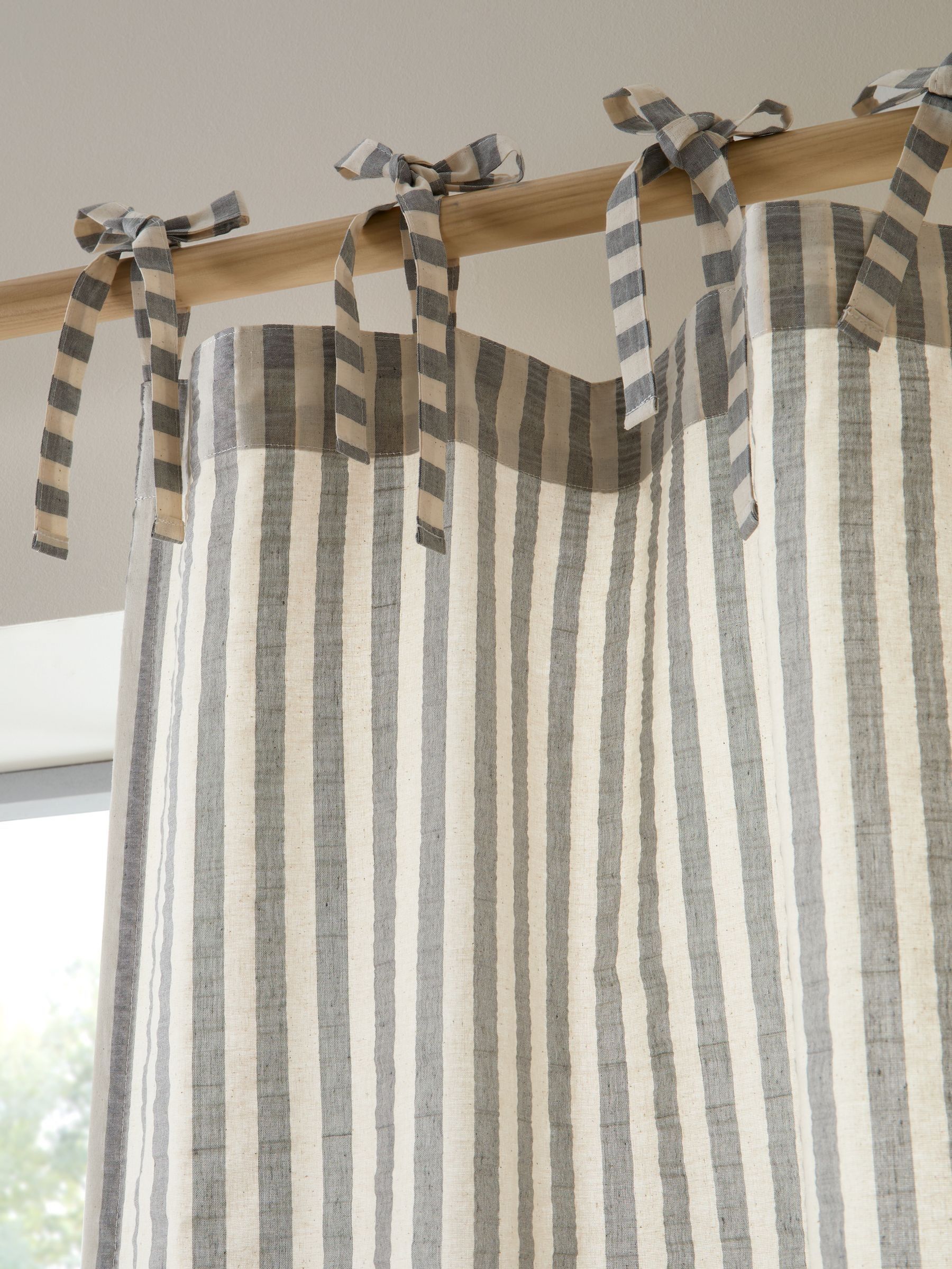 Buy Pineapple Elephant Grey Zanzibar Yarn Dyed Stripe Voile