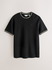 Black Tipped Slim T-Shirt - Image 5 of 6
