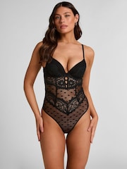 Hunkemöller Black Valora Body - Image 1 of 5