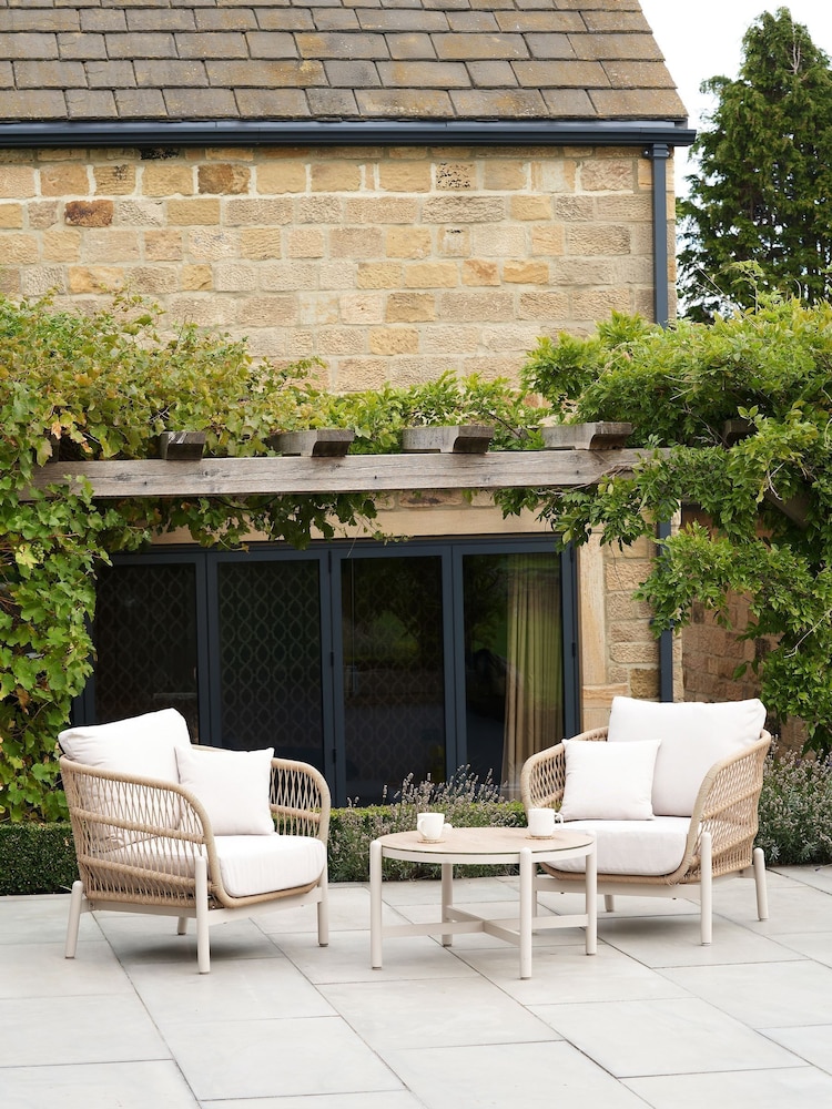 Pacific Latte Martic Outdoor Bistro Set - Image 1 of 6 Pacific Latte Martic Outdoor Bistro Set - Image 1 of 6