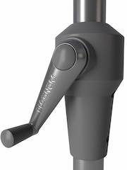 Pacific Luna Grey Riva Round Garden Parasol - Image 5 of 5