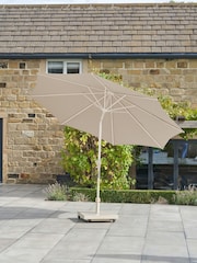 Pacific Champagne Riva Round Garden Parasol - Image 1 of 4
