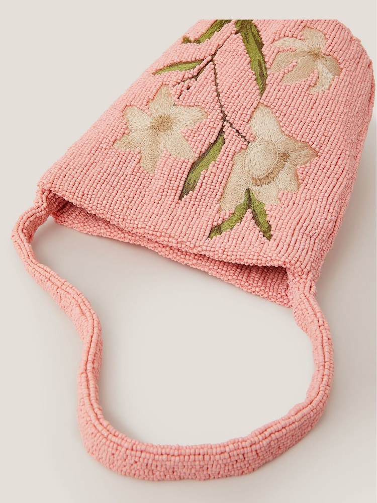 Monsoon Victoria Blomstrete veske med perler - Bilde 4 av 4