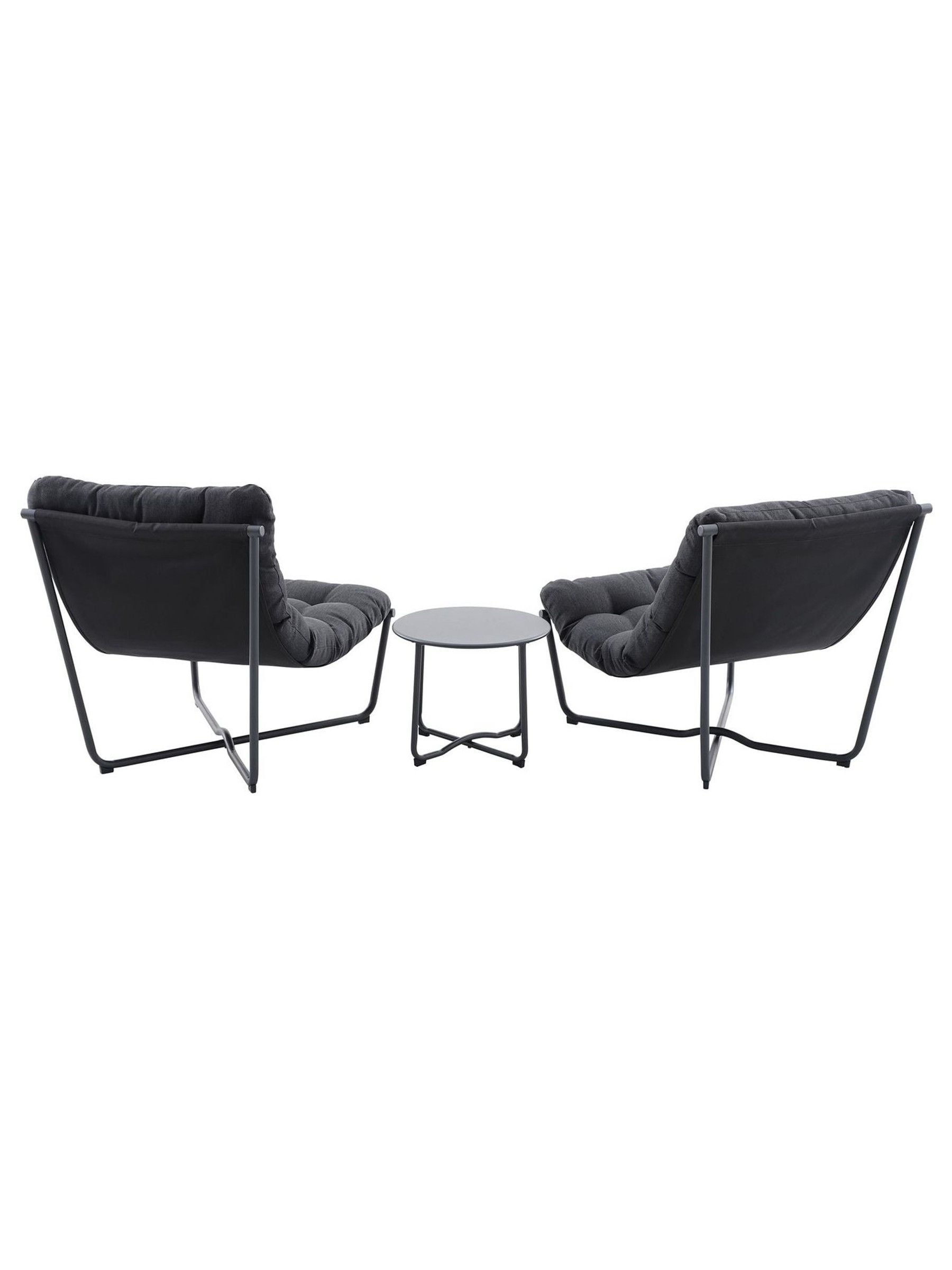 Buy Pacific Anthracite Clermont Outdoor Lounging Set from the Next