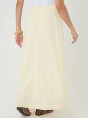 イエロー - Threadbare ギャザーウエスト マキシスカート - 画像 4 / 5