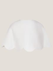 Monsoon White Duchess Scallop Cape - Image 3 of 4